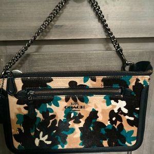 Coach 💯 mohair chain purse NWOT orig. box